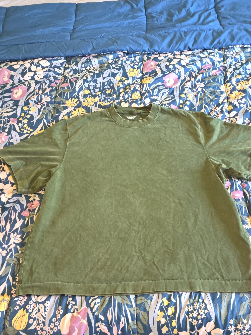 Abercrombie & Fitch Olive Green Short Sleeve Crewneck Tee